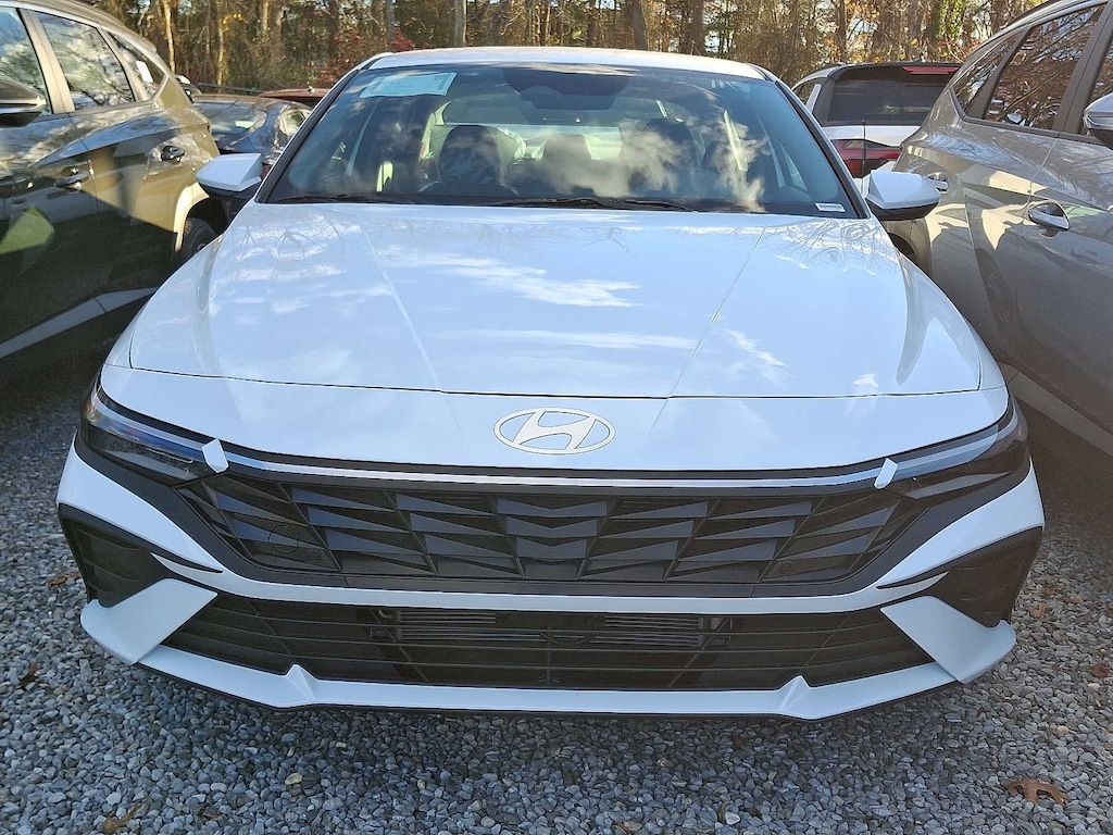 New 2026 Hyundai Elantra Hybrid Blue Sedan