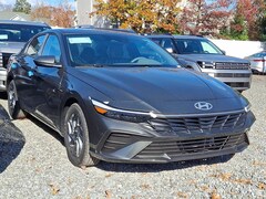 2026 Hyundai Elantra Hybrid Blue Sedan