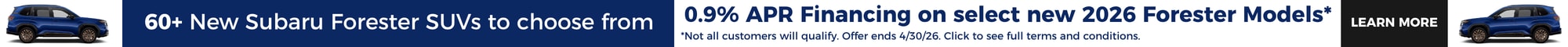 Subaru Forester Offers Subaru Forester Offers