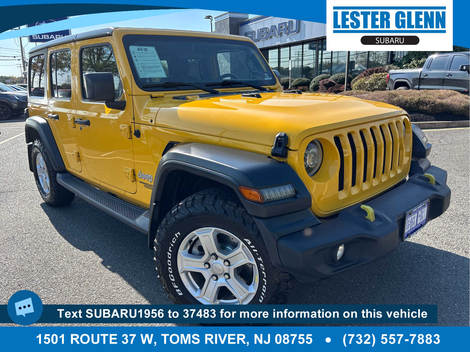 2019 Jeep Wrangler Unlimited Sport S