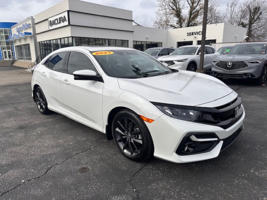 Certified 2021 Honda Civic EX Hatchback