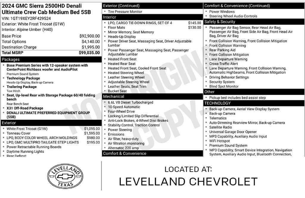 Used 2024 GMC Sierra 2500 HD Denali Ultimate Truck