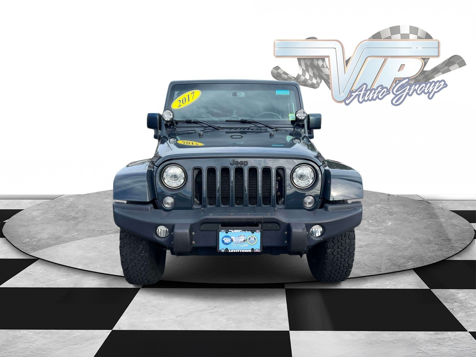 Used 2017 Jeep Wrangler Sahara with VIN 1C4GJWBG8HL599152 for sale in Levittown, NY