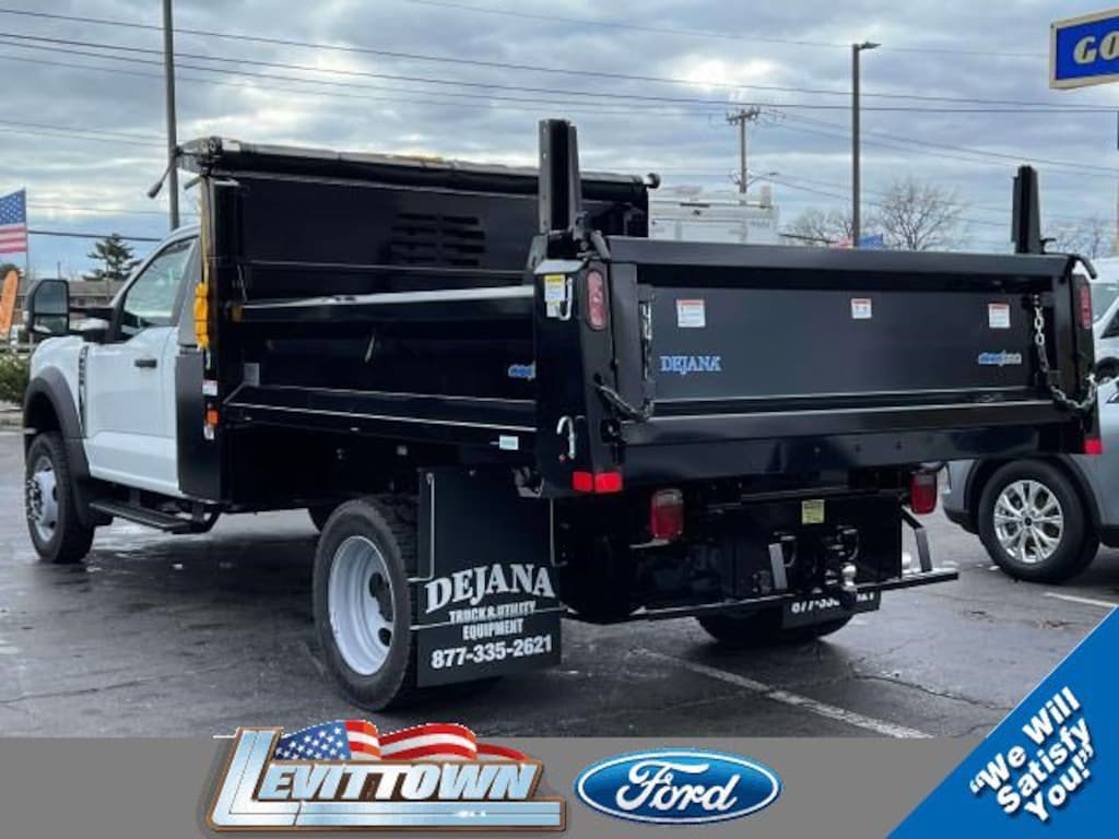 New 2024 Ford F-550 Mason Dump Body XL DYNAPRO 9 Foot 3/4 Yard XL 4WD Reg Cab 169 WB 84 CA