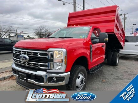 Featured New 2024 Ford F-350 Landscape Dump Body 12 Ft Dynapro Landscape Dump Body XL 4WD Reg Cab 169 WB 84 CA for Sale in Levittown, NY
