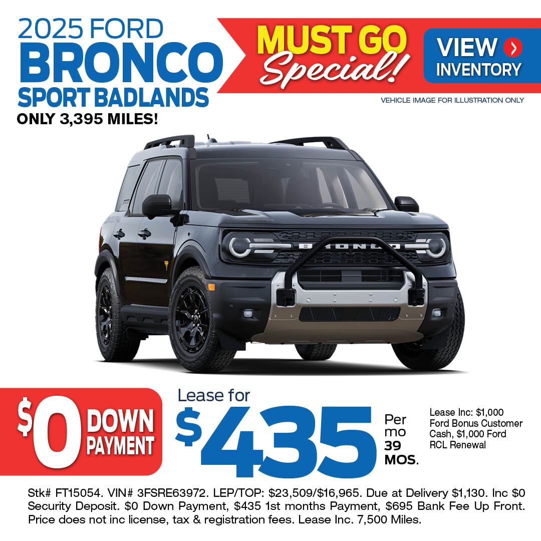 2025 Bronco Sport Badlands FT15054