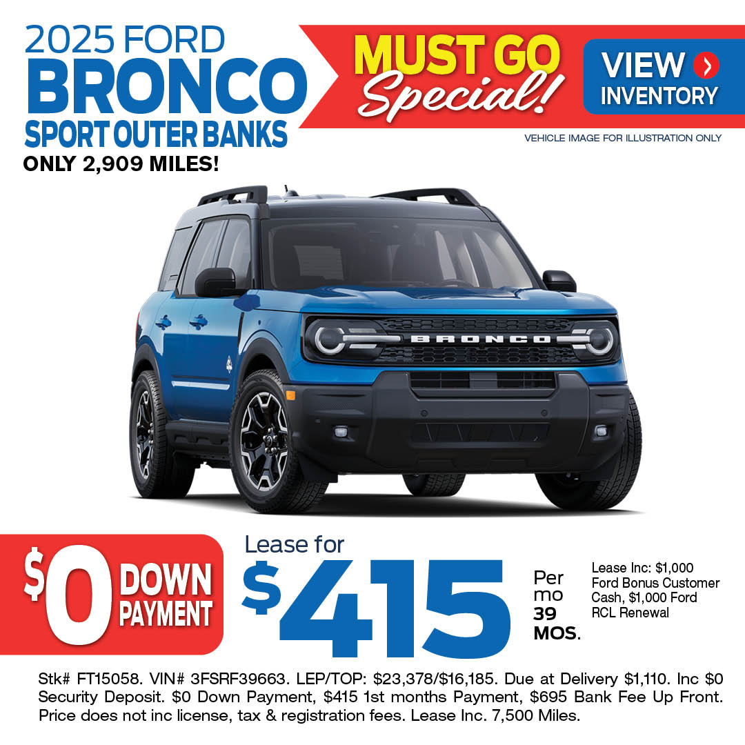 2025 Bronco Sport OuterBanks FT15058