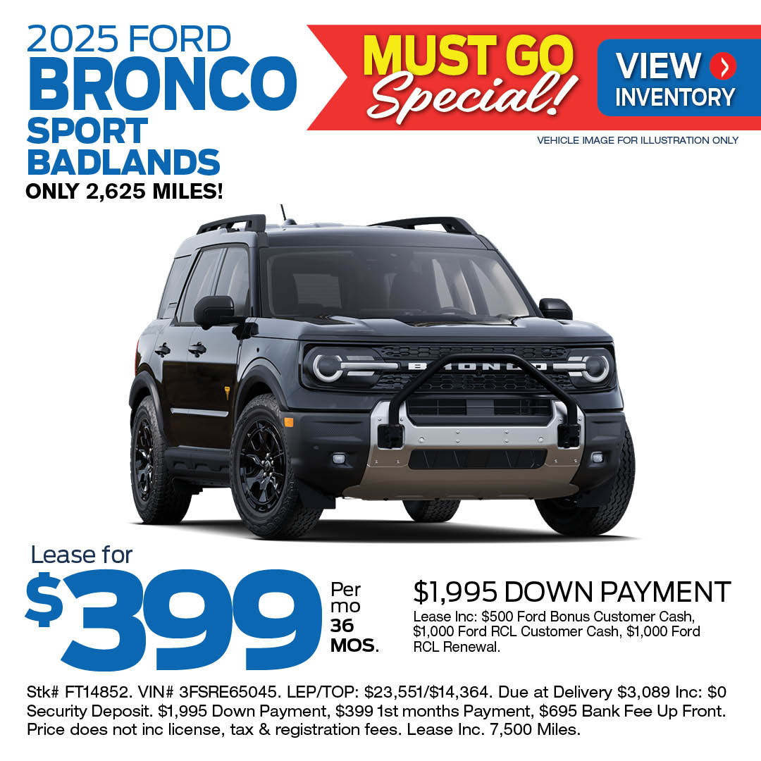 2025 Bronco Badlands F14852