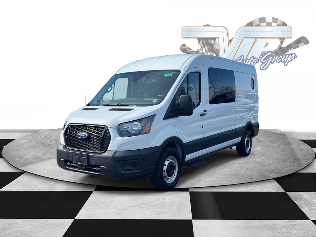 Used 2024 Ford Transit Cargo Van T-250 148 Med Rf 9070 GVWR RWD