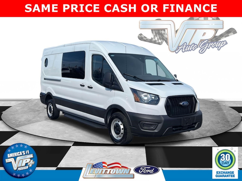 Used 2024 Ford Transit Cargo Van T-250 148 Med Rf 9070 GVWR RWD