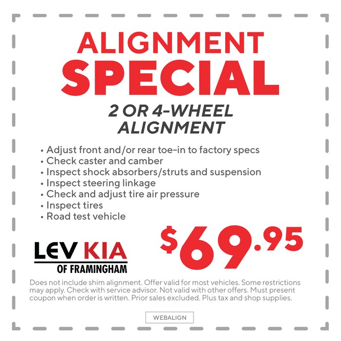 MA Kia Service and Parts Coupons Lev Kia of Framingham