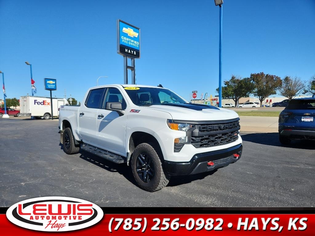 Used 2024 Chevrolet Silverado Custom Trail Boss Crew Cab