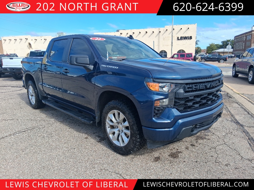 Used 2022 Chevrolet Silverado Custom Truck Crew Cab