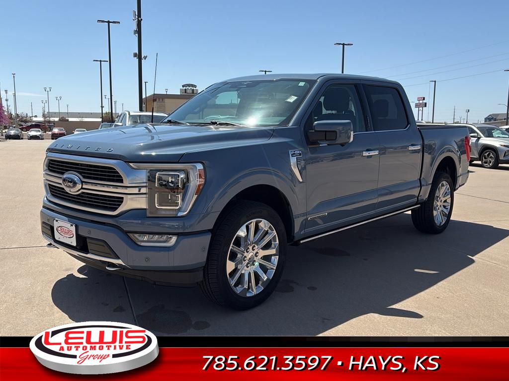 Used 2023 Ford F-150 Limited with VIN 1FTFW1ED0PFA43755 for sale in Hays, KS