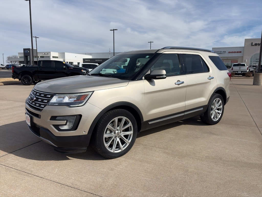 Used 2017 Ford Explorer Limited with VIN 1FM5K7FH7HGD72116 for sale in Hays, KS