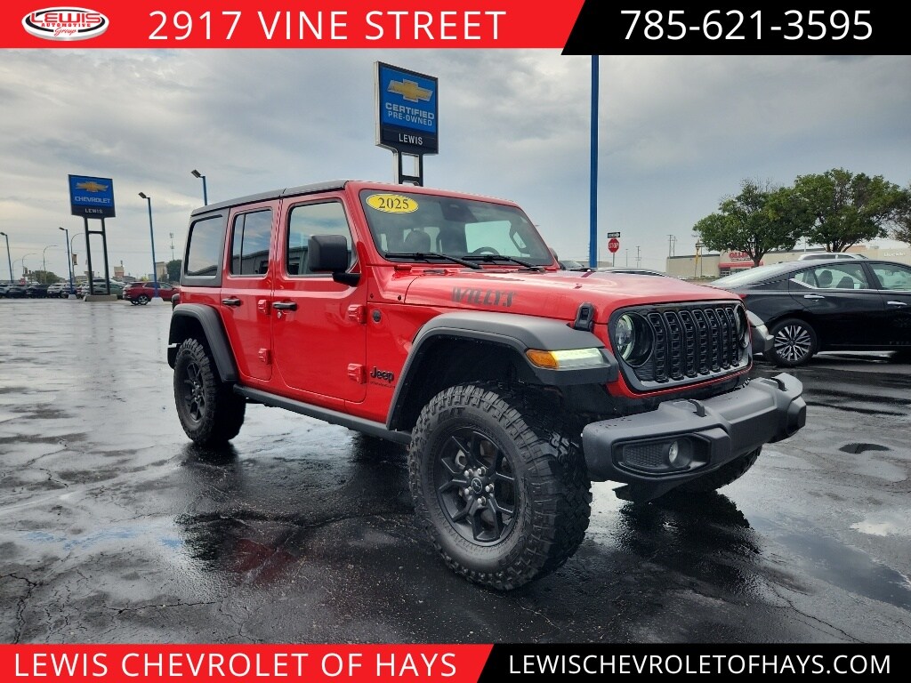 Used 2025 Jeep Wrangler Willys SUV