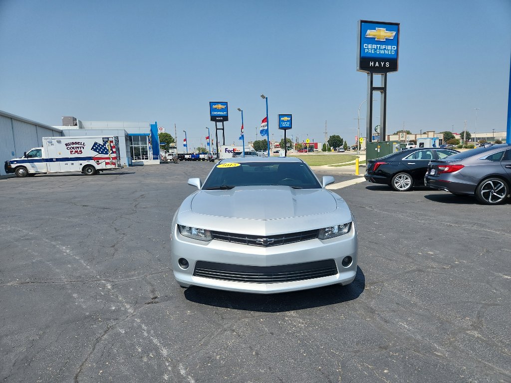 Used 2015 Chevrolet Camaro 1LT with VIN 2G1FD1E32F9108103 for sale in Hays, KS