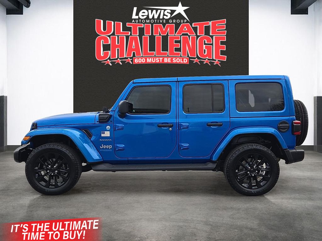 Used 2021 Jeep Wrangler Unlimited Sahara 4XE with VIN 1C4JJXP60MW783098 for sale in Fayetteville, AR