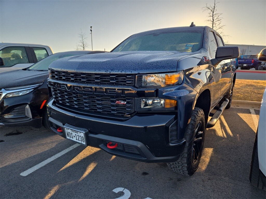 Used 2021 Chevrolet Silverado 1500 Custom Trail Boss Truck Crew Cab