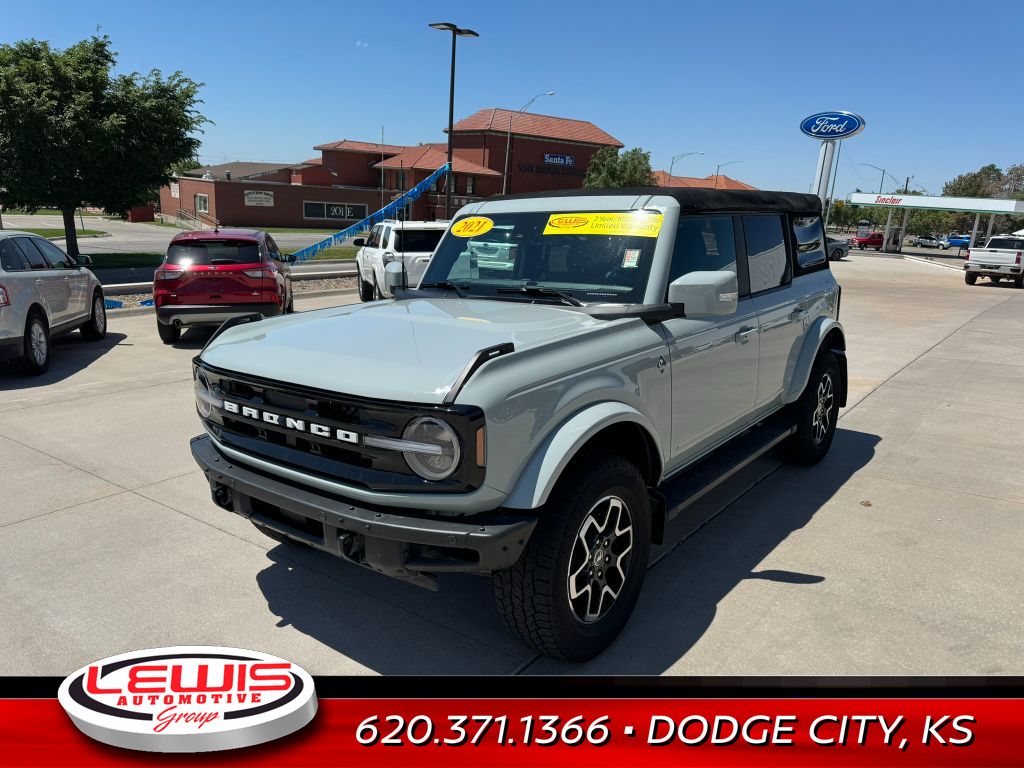 Used 2021 Ford Bronco 4-Door Outer Banks with VIN 1FMEE5DP3MLA87257 for sale in Dodge City, KS