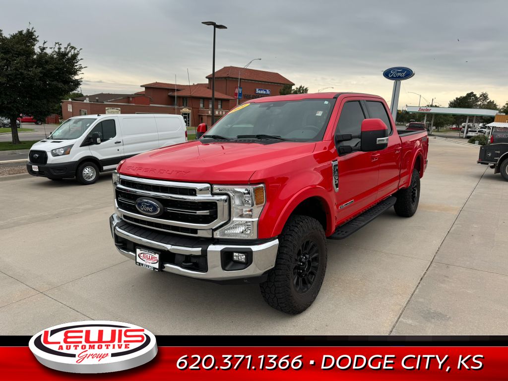 Used 2021 Ford F-250 Super Duty Lariat with VIN 1FT8W2BTXMEC81818 for sale in Dodge City, KS