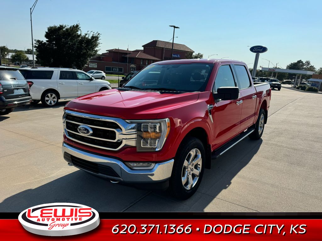 Used 2021 Ford F-150 XLT with VIN 1FTFW1E58MKE88725 for sale in Dodge City, KS