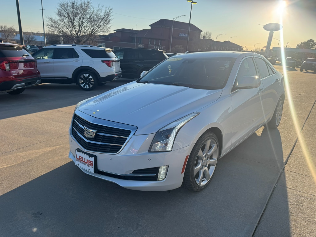 Used 2015 Cadillac ATS Performance Collection with VIN 1G6AJ5SX2F0137445 for sale in Dodge City, KS
