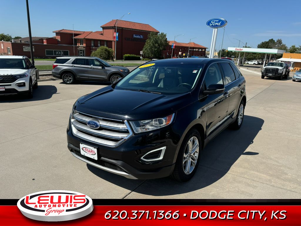 Used 2018 Ford Edge Titanium with VIN 2FMPK3K85JBC02504 for sale in Dodge City, KS