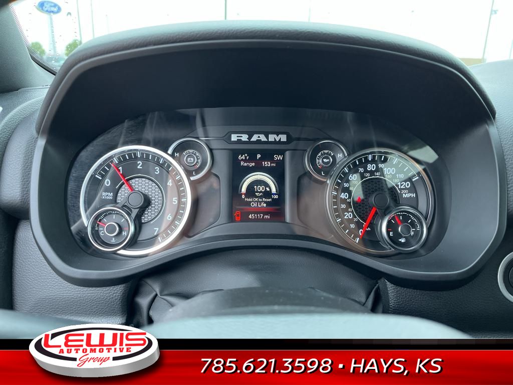 Used 2022 RAM Ram 1500 Pickup Big Horn/Lone Star with VIN 1C6SRFFTXNN417100 for sale in Hays, KS