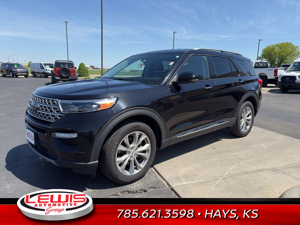 Used 2022 Ford Explorer Limited with VIN 1FMSK8FH4NGA95381 for sale in Hays, KS