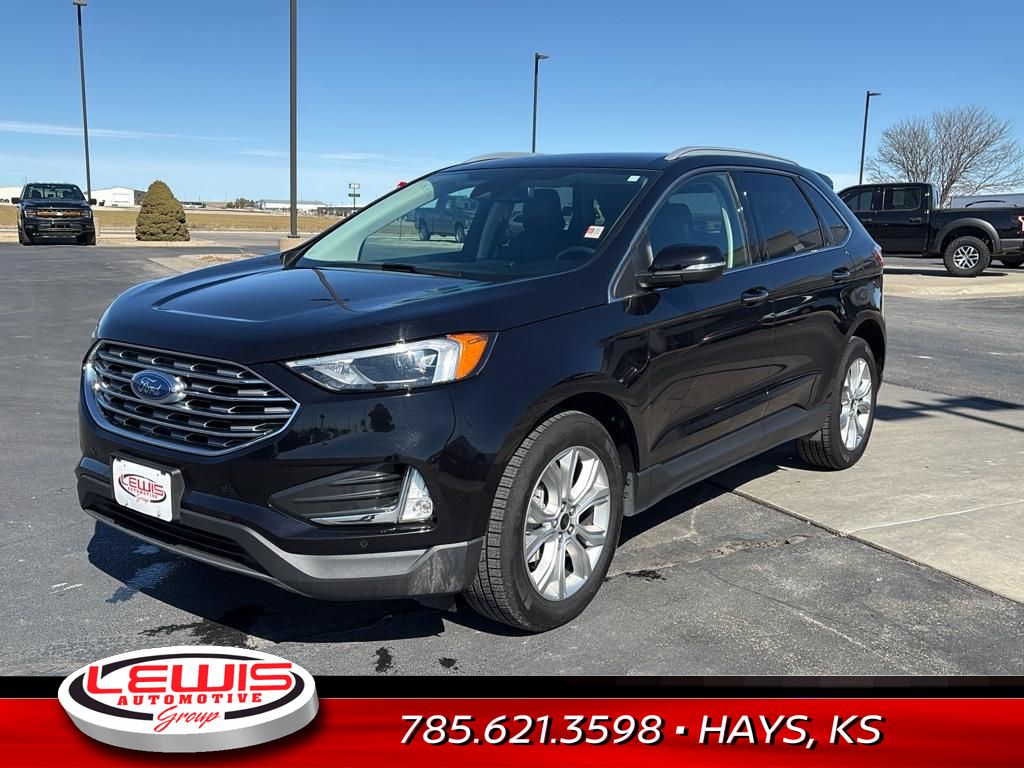 Used 2023 Ford Edge Titanium with VIN 2FMPK4K9XPBA22541 for sale in Hays, KS