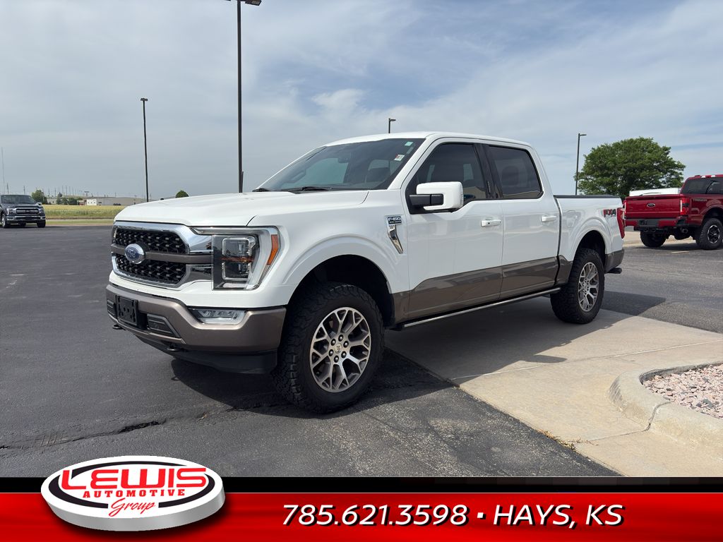Used 2021 Ford F-150 King Ranch with VIN 1FTFW1E53MFB69015 for sale in Hays, KS