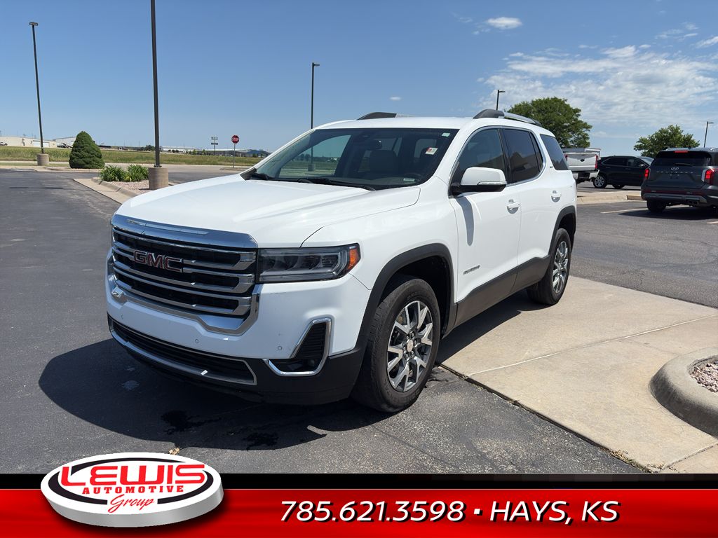 Used 2023 GMC Acadia SLT with VIN 1GKKNUL40PZ179571 for sale in Hays, KS
