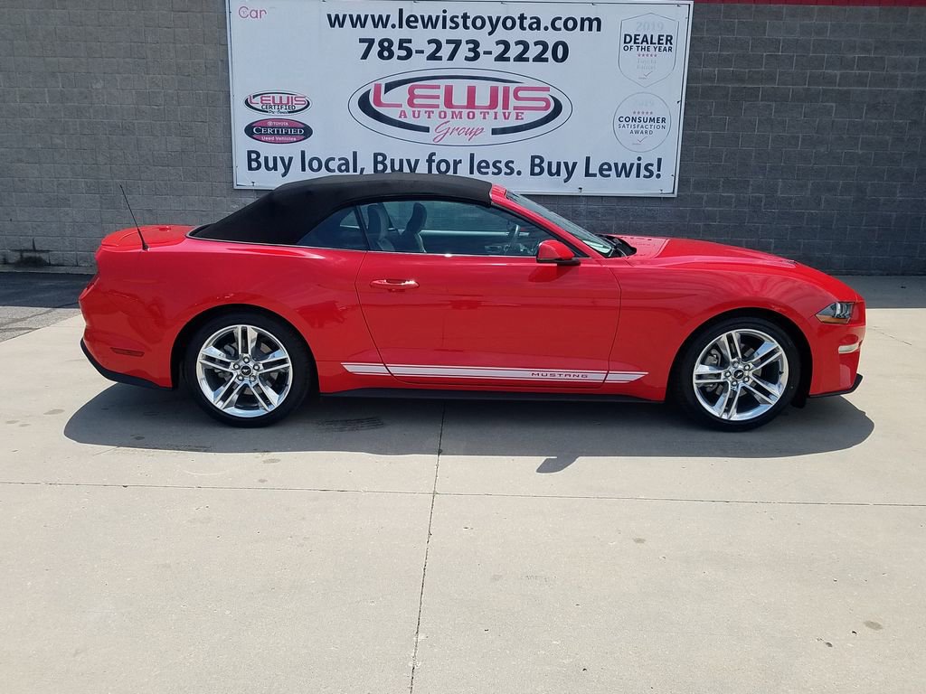 Used 2019 Ford Mustang EcoBoost Premium with VIN 1FATP8UH9K5205402 for sale in Kansas City