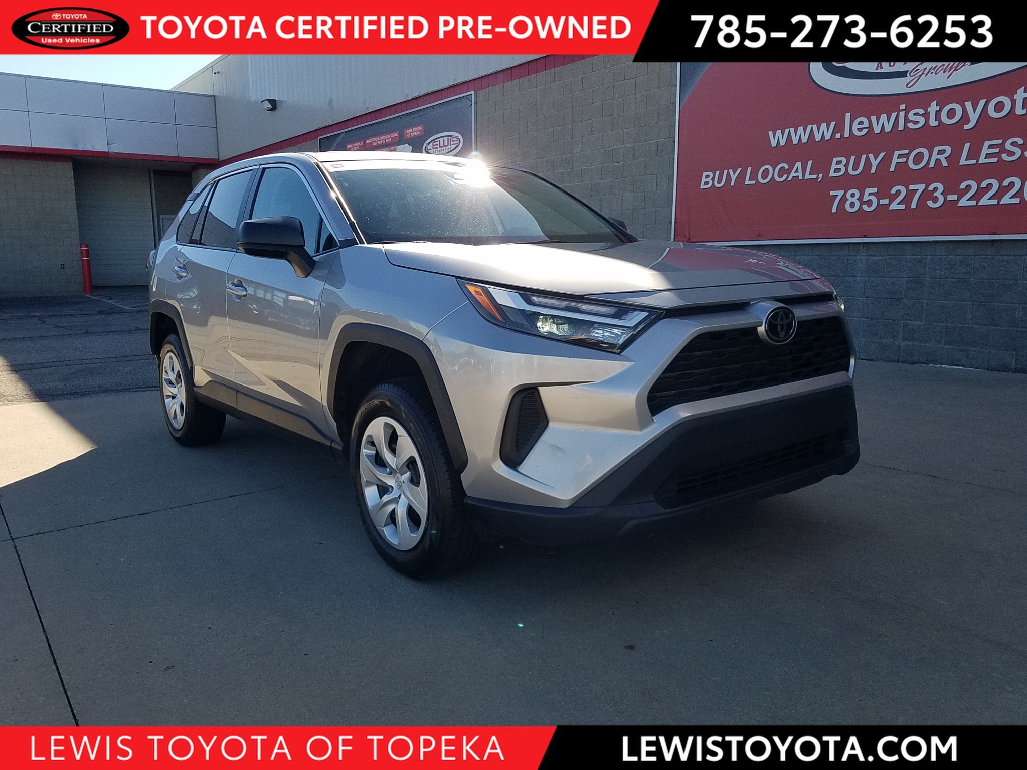 Certified 2025 Toyota RAV4 LE with VIN 2T3H1RFV5SC309941 for sale in Kansas City