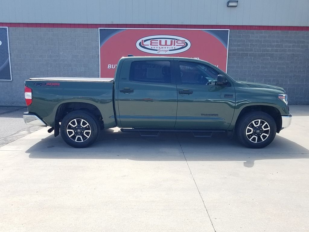 Certified 2021 Toyota Tundra SR5 with VIN 5TFDY5F14MX987173 for sale in Kansas City