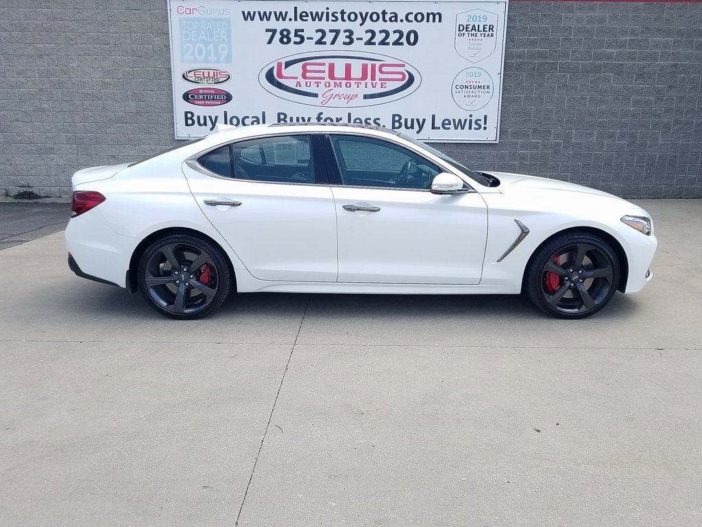 Used 2021 GENESIS G70 Standard with VIN KMTG34LE9MU071962 for sale in Topeka, KS