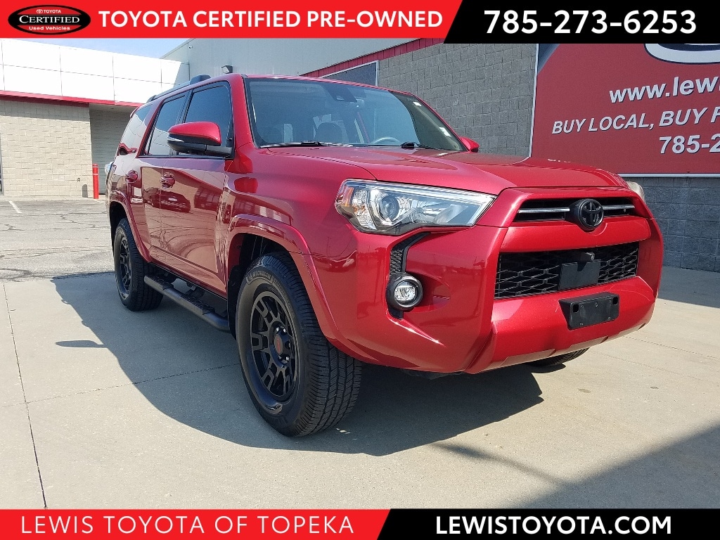Certified 2022 Toyota 4Runner SR5 Premium with VIN JTEFU5JR9N5271413 for sale in Kansas City