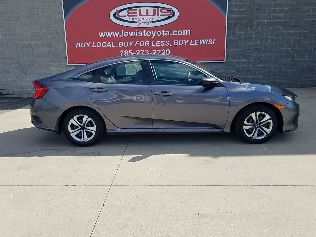 Used 2018 Honda Civic LX with VIN 2HGFC2F57JH608774 for sale in Kansas City