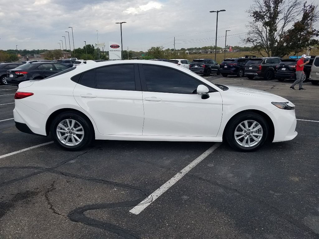 Certified 2025 Toyota Camry LE with VIN 4T1DBADK9SU003676 for sale in Kansas City