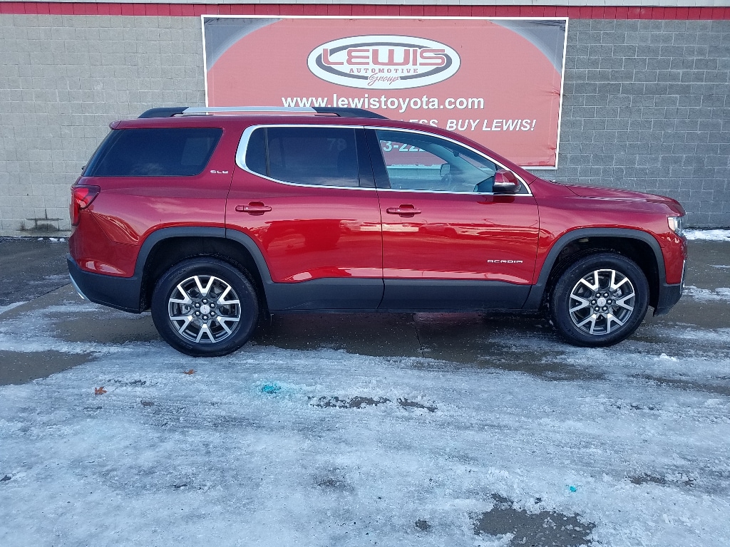 Used 2023 GMC Acadia SLE with VIN 1GKKNRL40PZ261281 for sale in Kansas City