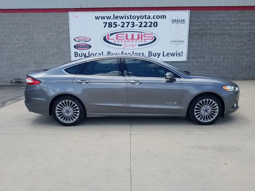 Used 2014 Ford Fusion Titanium with VIN 3FA6P0RUXER241279 for sale in Kansas City