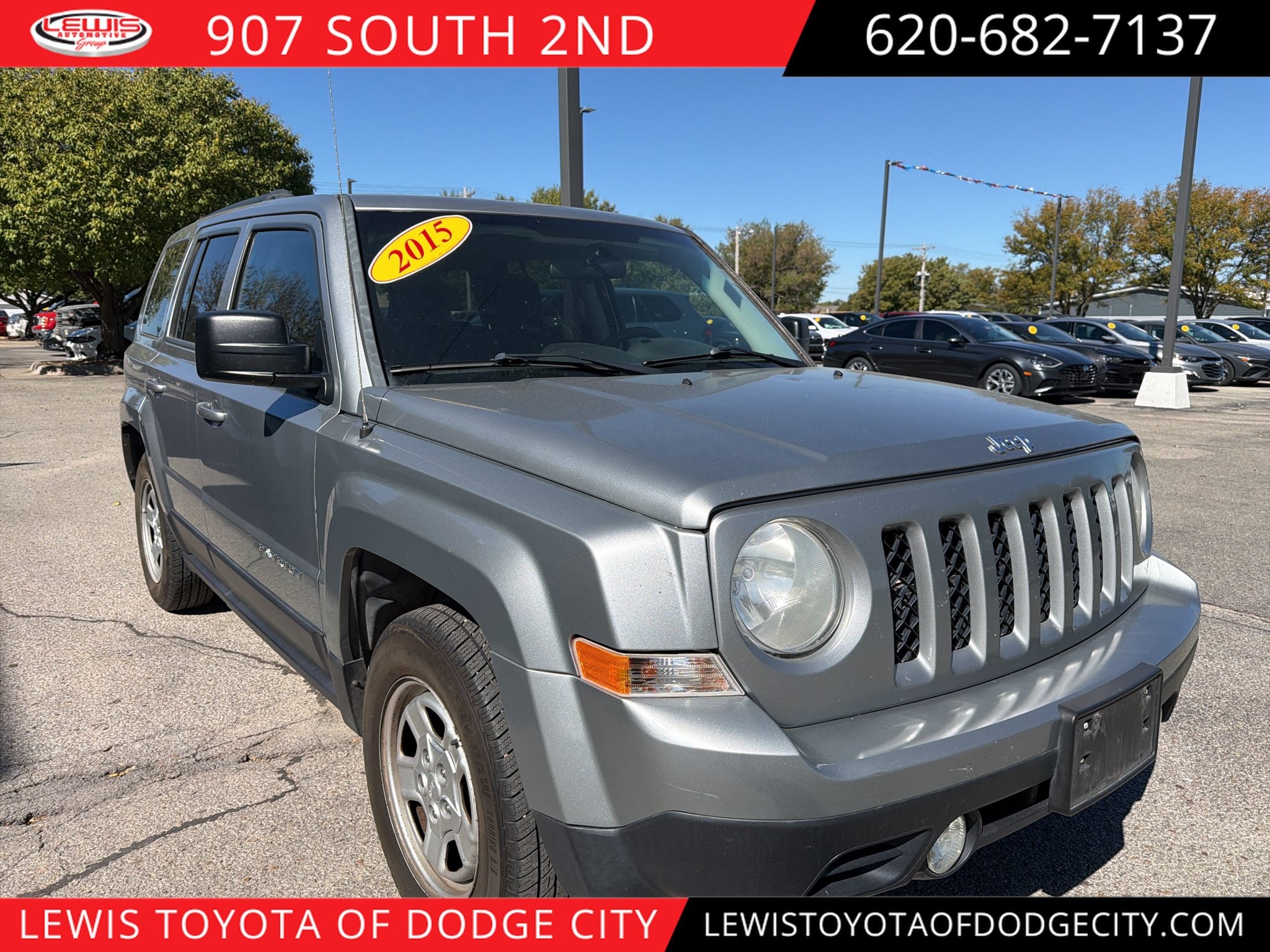 Used 2015 Jeep Patriot Sport with VIN 1C4NJPBA0FD284572 for sale in Dodge City, KS