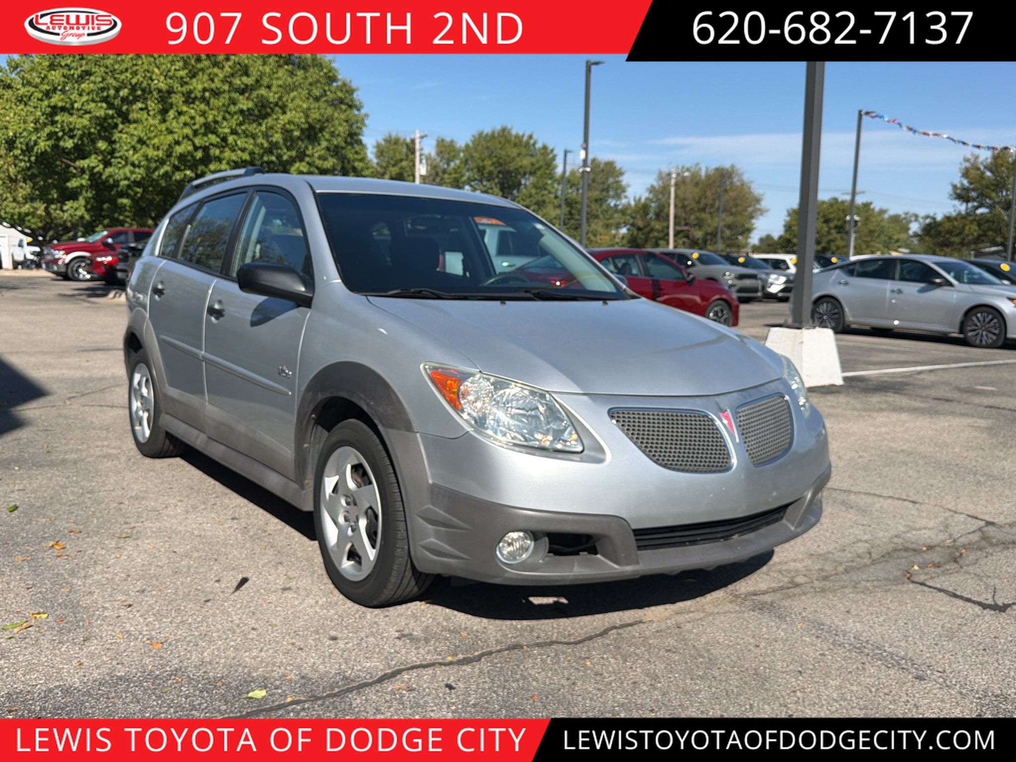 Used 2006 Pontiac Vibe Base with VIN 5Y2SL65806Z445540 for sale in Dodge City, KS