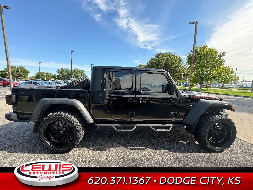 Used 2020 Jeep Gladiator Rubicon with VIN 1C6JJTBG4LL198427 for sale in Dodge City, KS