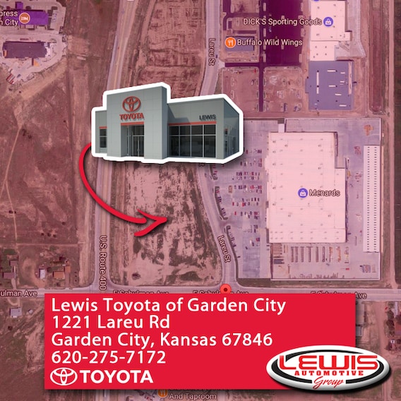 Lewis Toyota Garden City 1221 Lareu Rd Garden City Ks 67846