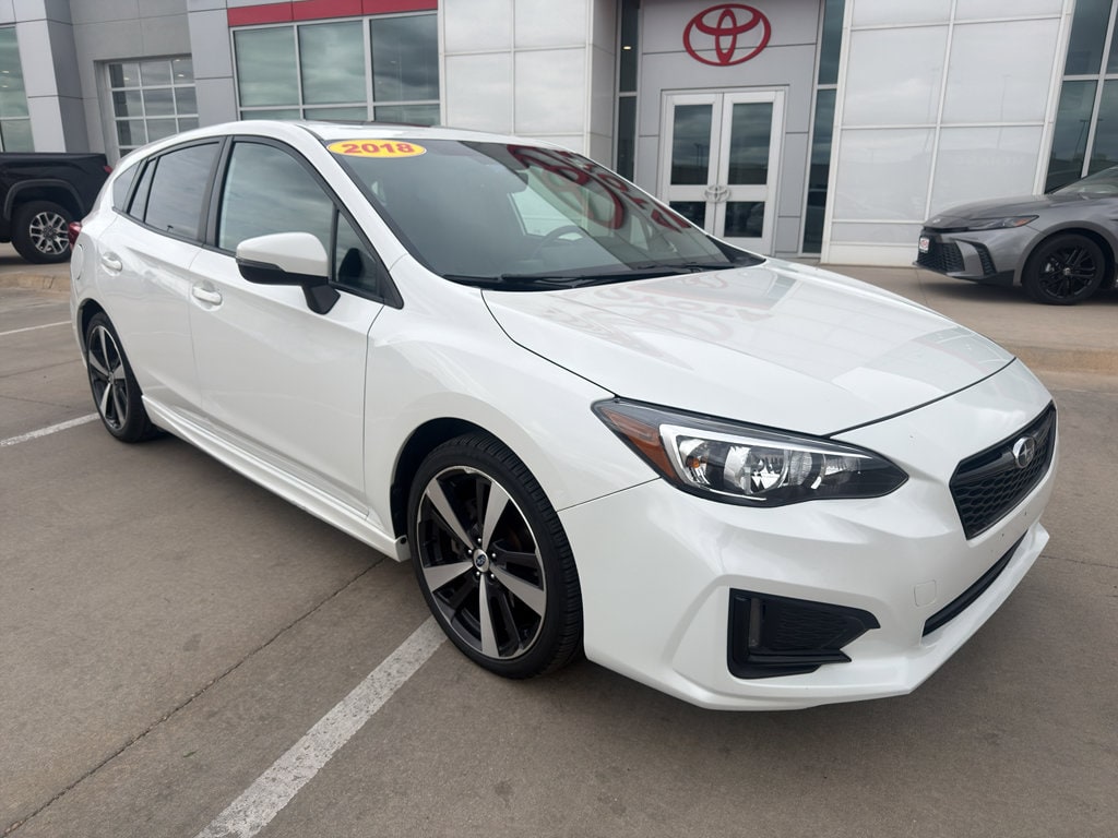 Used 2018 Subaru Impreza Sport with VIN 4S3GTAM6XJ3751455 for sale in Garden City, KS