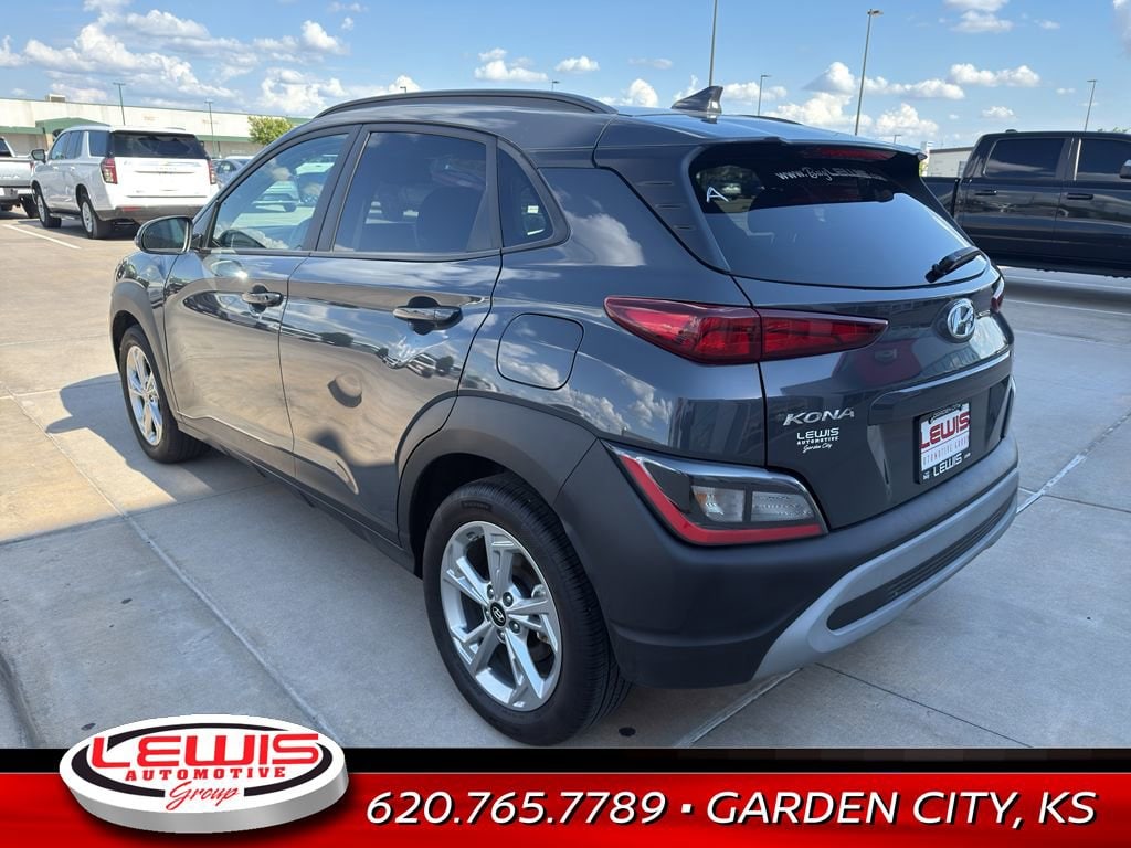 Used 2023 Hyundai Kona SEL with VIN KM8K6CAB0PU022877 for sale in Garden City, KS