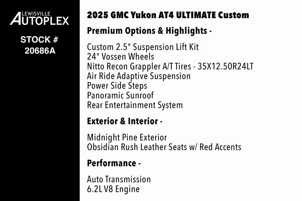 Used 2025 GMC Yukon AT4 Ultimate SUV