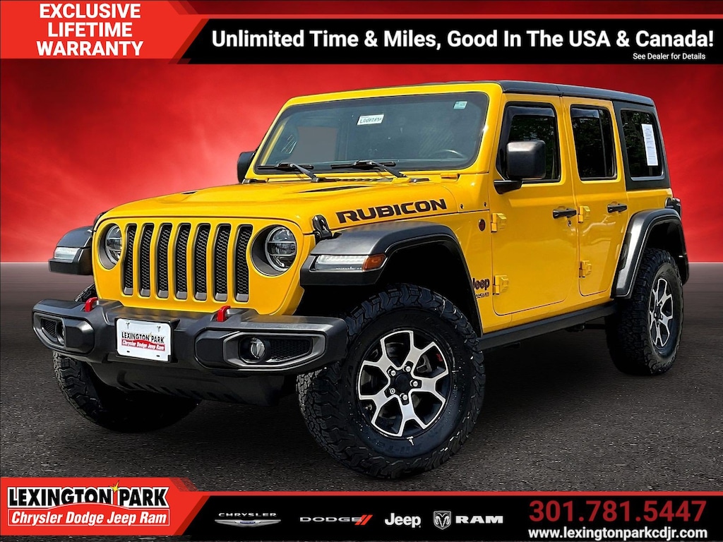 Used 2021 Jeep Wrangler Unlimited Rubicon Unlimited Rubicon 4x4